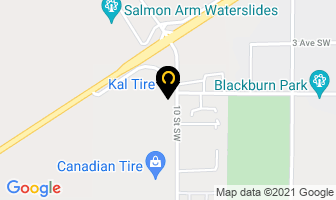 Kal Tire in Salmon Arm map