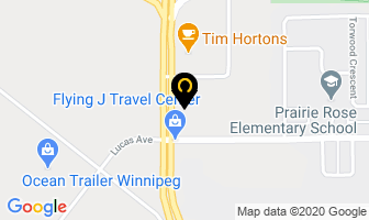 Kal Tire in Winnipeg map