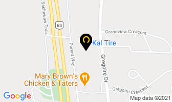 Kal Tire in Fort McMurray map