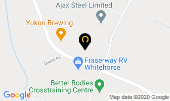Kal Tire in Whitehorse map
