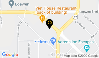 Kal Tire in Steinbach map