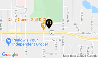 Kal Tire in Creston map