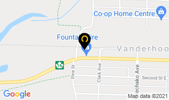 Kal Tire in Vanderhoof map
