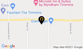Kal Tire in Steinbach map