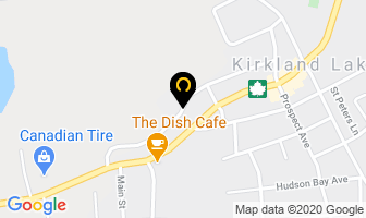 Kal Tire in Kirkland Lake map