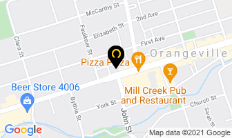 Kala Yoga Inc. in Orangeville map