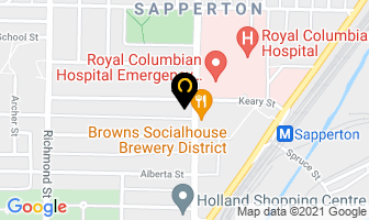 Kalaher Sue Dr in New Westminster map