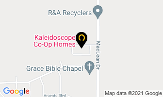 Kaleidoscope Co-Op Homes in Steinbach map