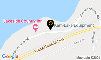 Kam Lake Equipment Inc in Savona map