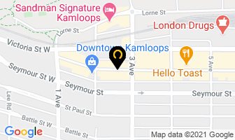 Kamloops Hypnotherapy & Mindbody Integration in Kamloops map