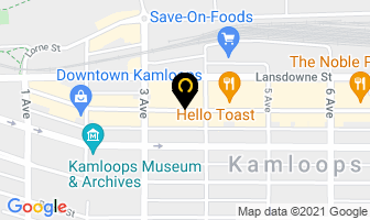 Kamloops Inn in Kamloops map