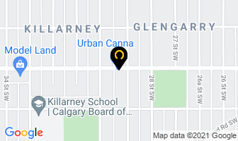 Kam's Barber in Calgary map