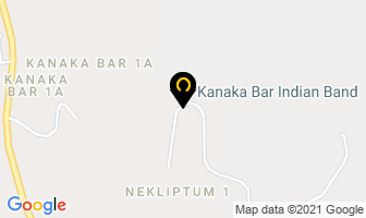 Kanaka Bar Indian Band in Lytton map