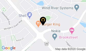 Kanata North Dental Office in Guelph map