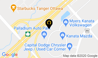 Kanata Toyota in Guelph map