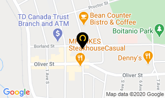 Kara Mia's Donairs in Williams Lake map