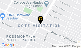 Karl Pinheiro Avocat in Montreal map