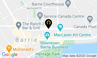 Karma Hair Studio & Day Spa in Barrie map