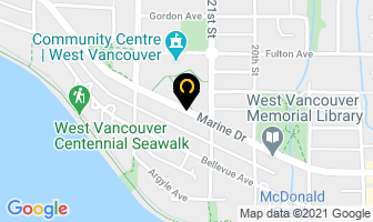 Kate Manvell Notary Corp in West Vancouver map