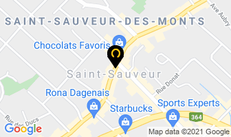 Katherine & Cie in Saint-Sauveur map