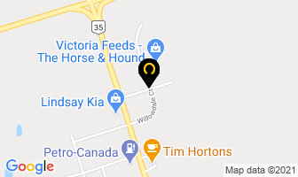 Kawartha Collision Centre Inc in Lindsay map