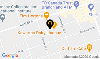 Kawartha Dairy Limited-Dairy Barn Store in Lindsay map