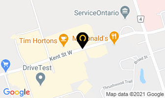 Kawartha Lakes Copy Centre in Lindsay map