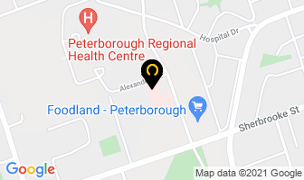 Kawartha Orthopedic Services Ltd in Peterborough map