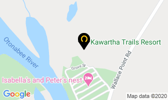 Kawartha Trails Resort in Peterborough map