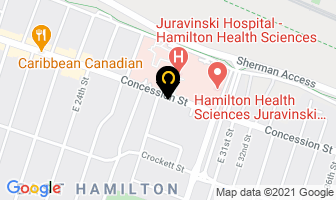 Kay Penny Florist in Hamilton map