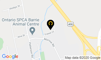 Kaycan in Barrie map