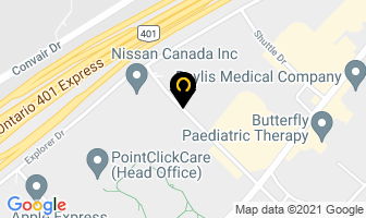 Kayson Design in Mississauga map