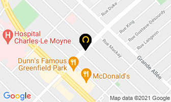 Kbm in Longueuil map
