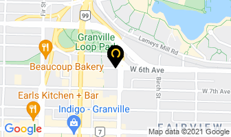 Keate & Co Designers in Vancouver map