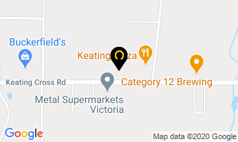 Keating Coffee in Saanichton map