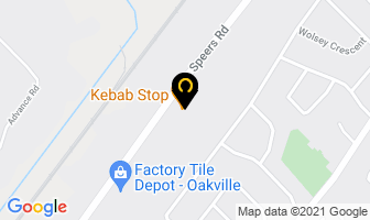 Kebab Stop in Burlington map