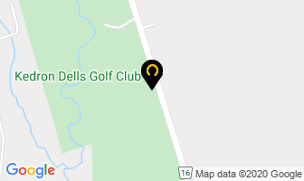 Kedron Dells Golf Club in Oshawa map