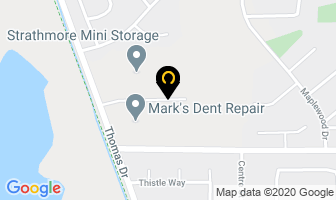 Keeling's Transport Ltd in Strathmore map