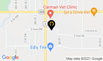 Kehler Farm Ltd in Carman map