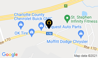 Keith's Building Supplies in Saint Stephen map