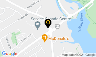 Keller Athletic Therapy in Guelph map