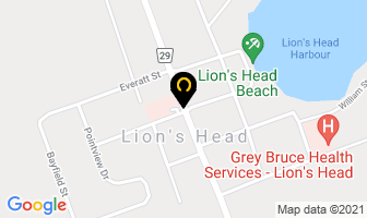 Kelly's Pampering Point in Lion's Head map