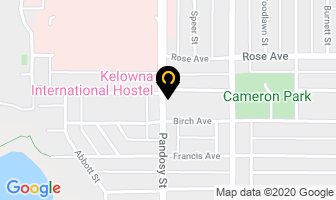 Kelowna International Hostel in London map