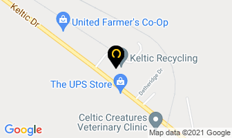 Keltic Recycling Inc in Brownsburg-Chatham map