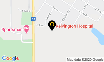 Kelvington Hospital in Courtenay map