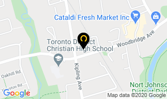 Ken Maynard Insurance Brokers in Vaughan map