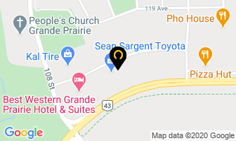 Ken Sargent Holdings Ltd in Grande Prairie map