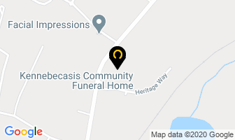 Kennebecasis Community Funeral Home in Quispamsis map
