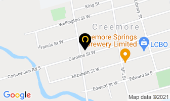 Kennedy Recording Studio in Creemore map
