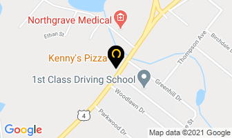 Kenny's Pizza in Brownsburg-Chatham map
